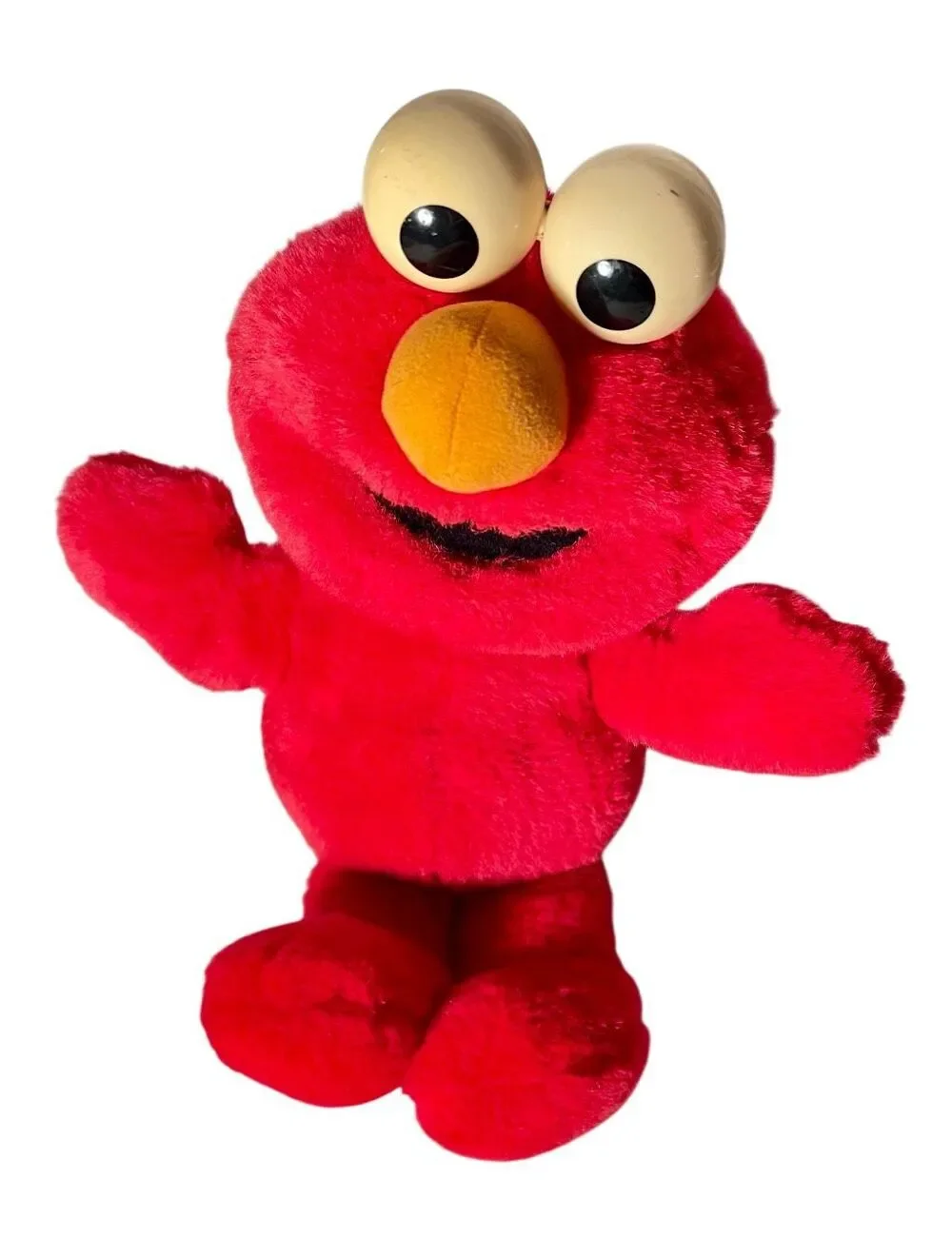 Vintage 1997 Tyco Sesame Street Original TICKLE ME ELMO Plush